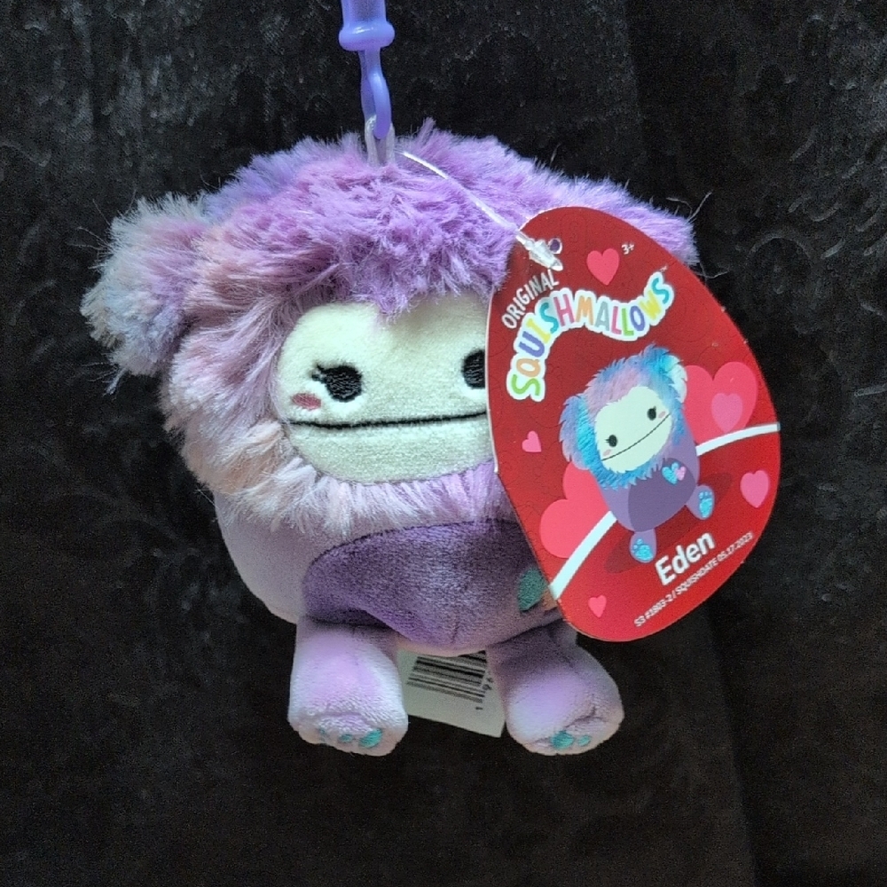 💜2/$20💜 Squishmallows Eden Clip, BNWT